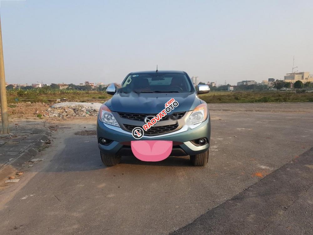 Cần bán Mazda BT 50 3.2L 4x4 AT đời 2015, màu xanh lam, nhập khẩu-0