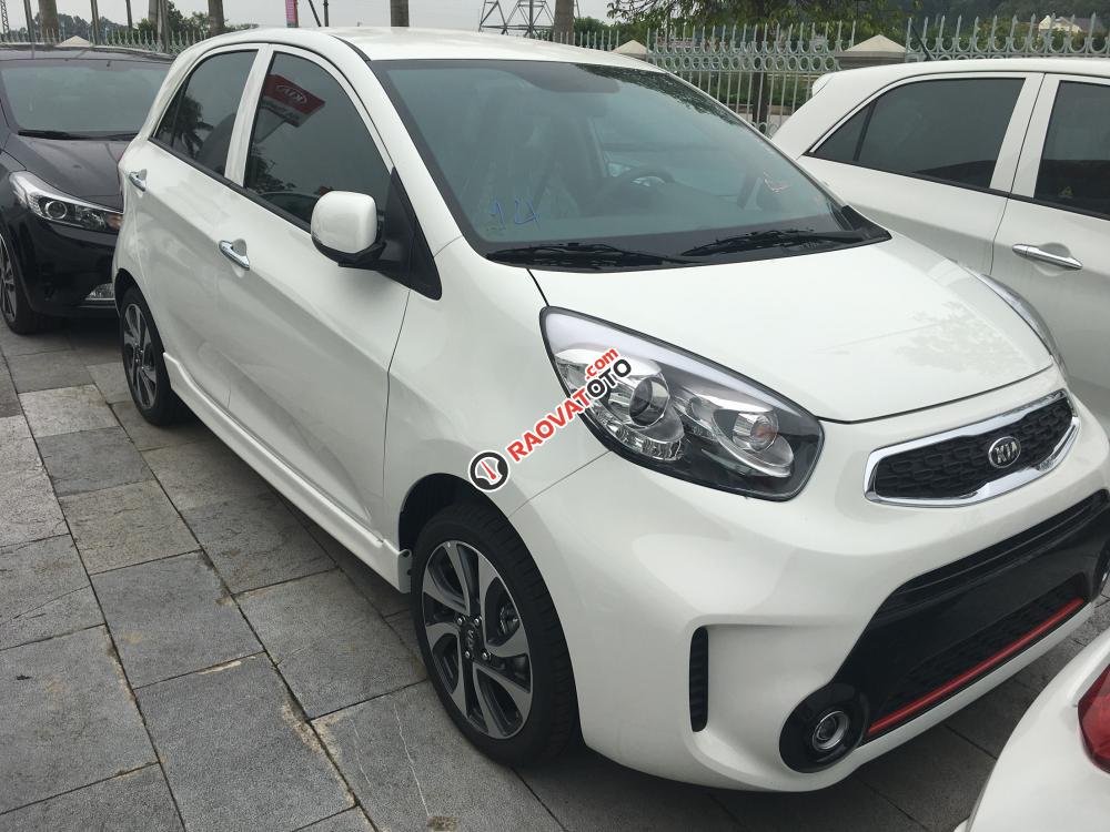 Bán Kia Morning sản xuất 2018 màu trắng, giá 290 triệu. Gọi: 0966 199 109-0