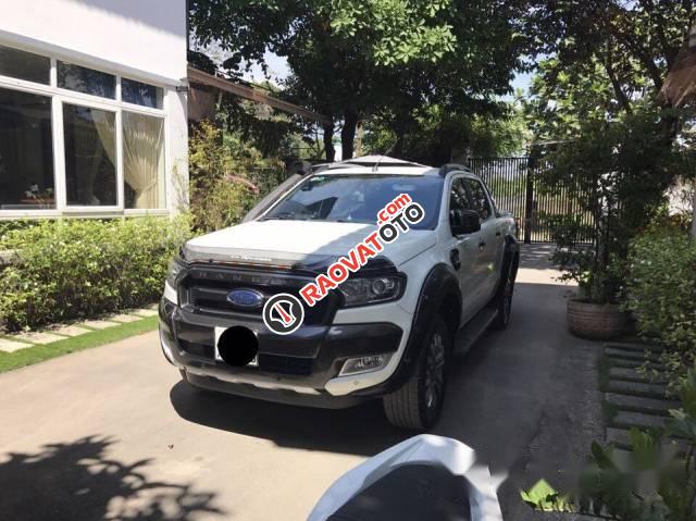 Cần bán lại xe Ford Ranger Wildtrak 3.2L đời 2016, màu trắng-1