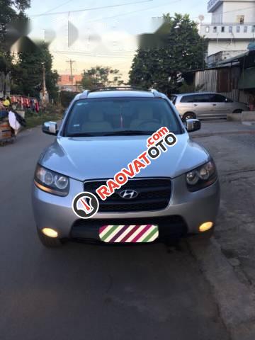 Bán xe Hyundai Santa Fe đời 2008, màu bạc-0