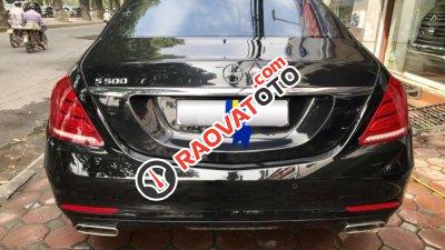 Bán Mercedes S500 sản xuất 2016, màu đen, xe đã qua sử dụng-3