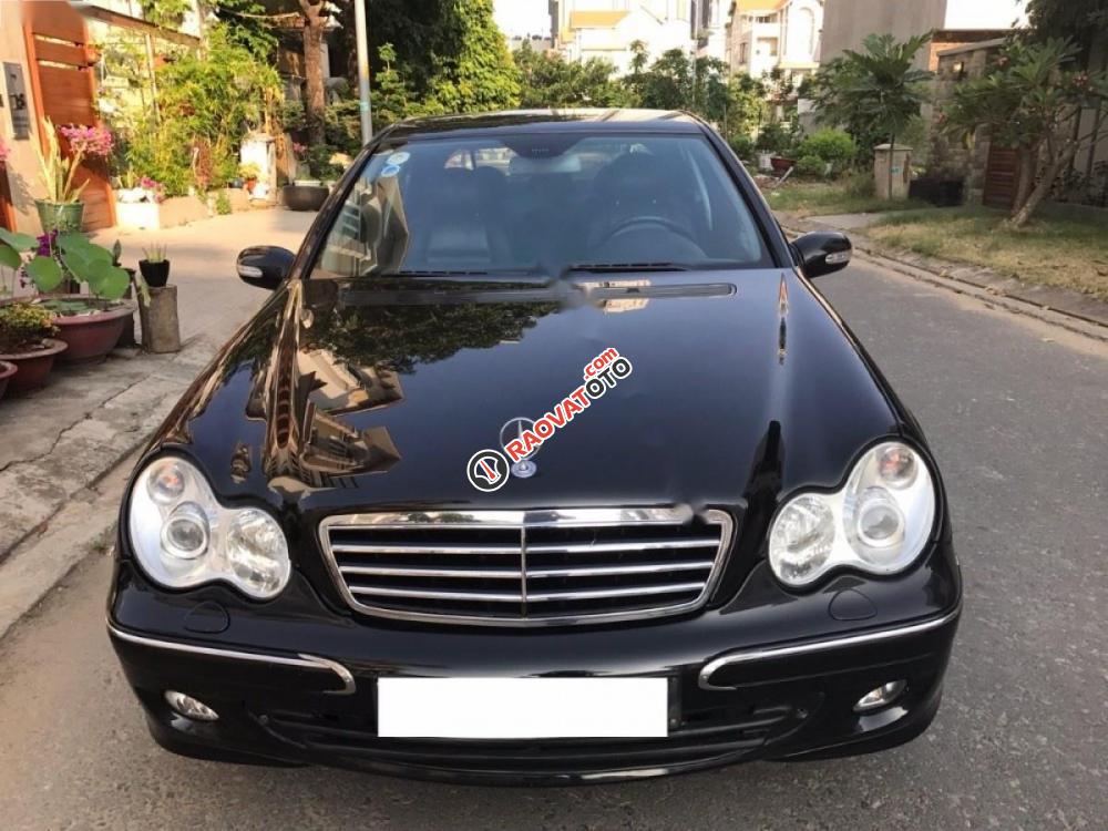 Cần bán Mercedes C240 đời 2005, màu đen số tự động-5