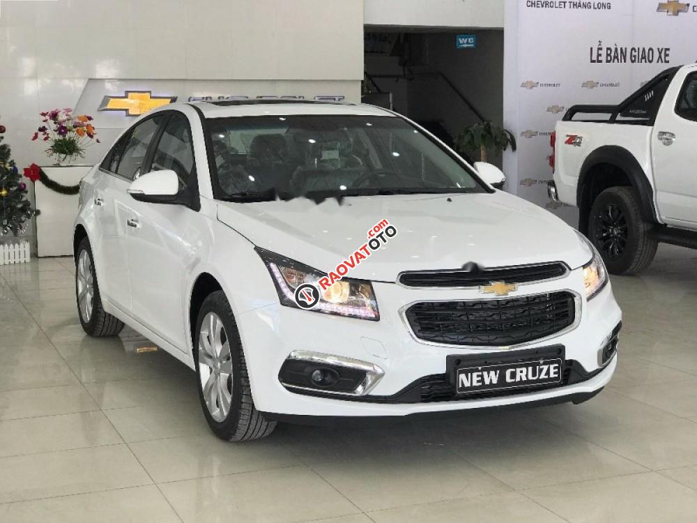 Cần bán xe Chevrolet Cruze LTZ 1.8L năm 2017, màu trắng-0