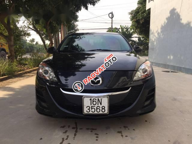 Bán Mazda 3 2010, màu đen, xe nhập, giá 410tr-0