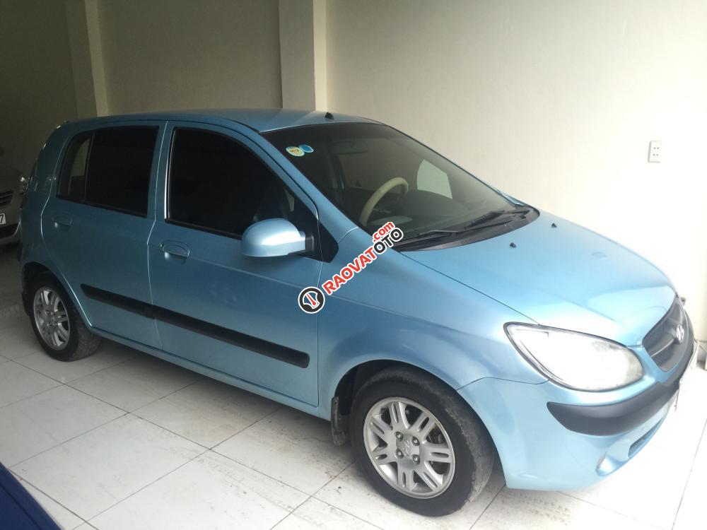 Cần bán xe Hyundai Getz đời 2010, màu xanh dương, nhập khẩu, giá 230tr-1