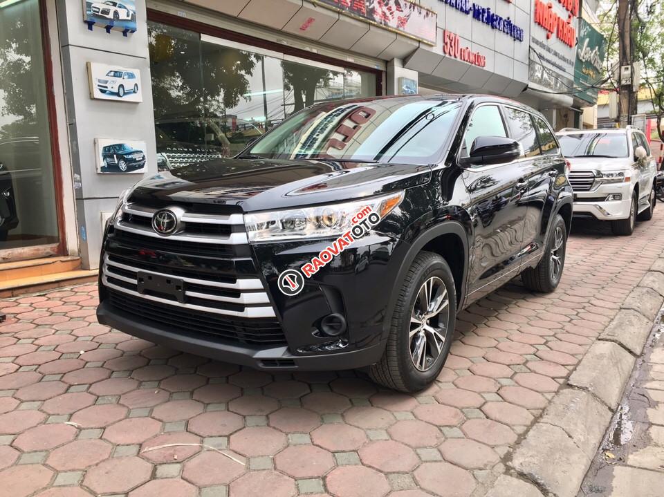 Bán Toyota Highlander LE đời 2018, màu đen, nhập khẩu Mỹ - Giá tốt. LH: 0948.256.912-1