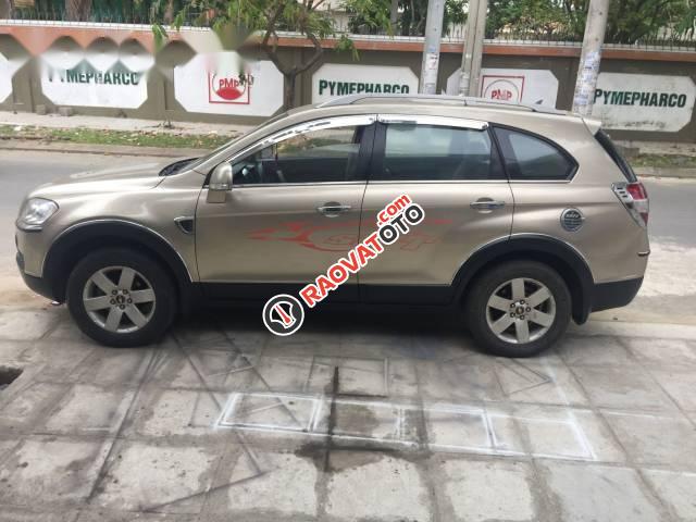 Cần bán lại xe Chevrolet Captiva đời 2008, màu ghi vàng -2