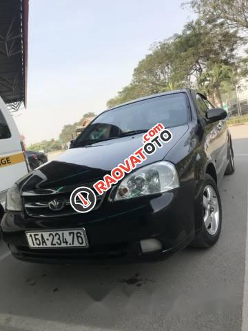 Cần bán lại xe Daewoo Lacetti đời 2008, màu đen xe gia đình, 182 triệu-3