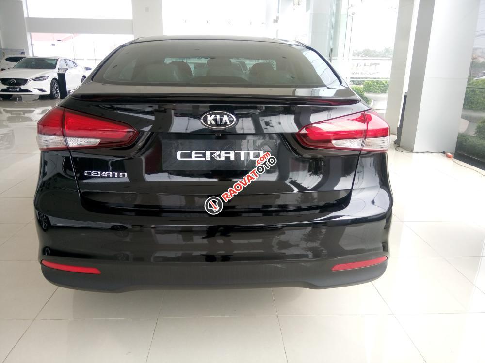 Bán Kia Cerato 1.6MT sản xuất 2018, màu đen, hỗ trợ trả góp: LH 0989.240.241-2