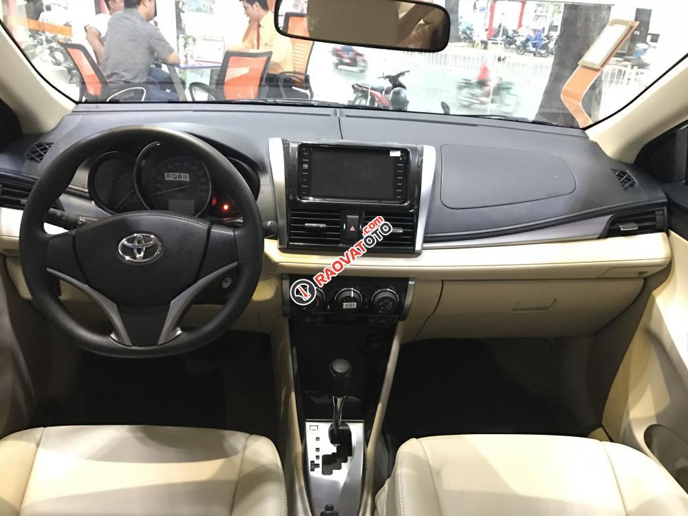 Bán Toyota Vios 1.5E CVT đời 2018, màu trắng, full option, hỗ trợ trả góp lãi suất 0.49%-3