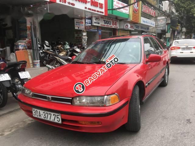 Bán Honda Accord 2.2 AT đời 1991, màu đỏ-1