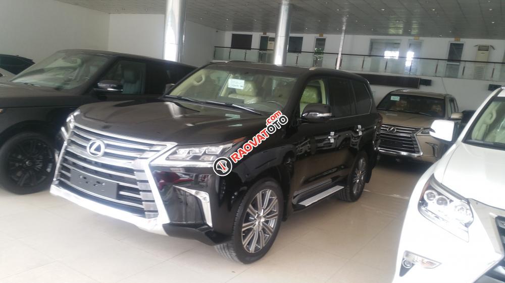 Bán Lexus LX570 đen, nội thất kem model 2017, nhập Trung Đông-2