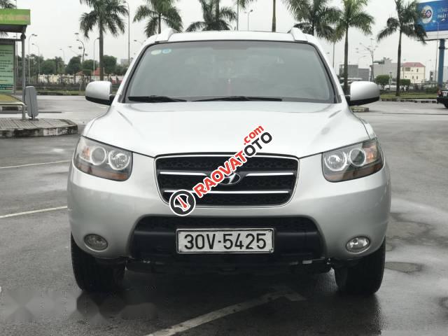 Cần bán gấp Hyundai Santa Fe AT đời 2009, màu bạc giá cạnh tranh-0