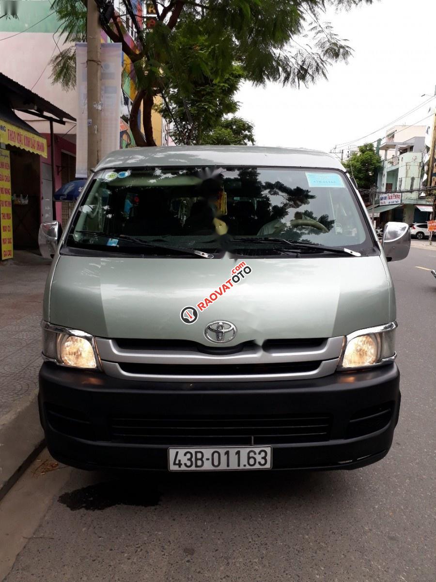 Cần bán xe Toyota Hiace đời 2009, màu xanh lam, giá tốt-5