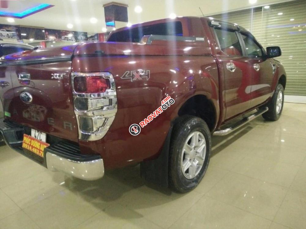 Xe Ford Ranger XLT 2.2L 4x4 MT năm 2015, màu đỏ, nhập khẩu nguyên chiếc như mới, 565tr-3