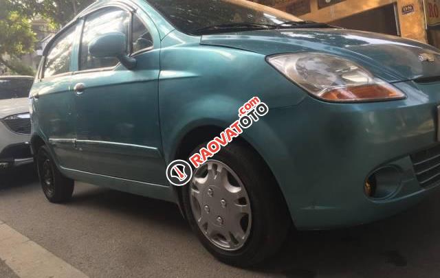 Cần bán gấp Chevrolet Spark đời 2009, màu xanh-0