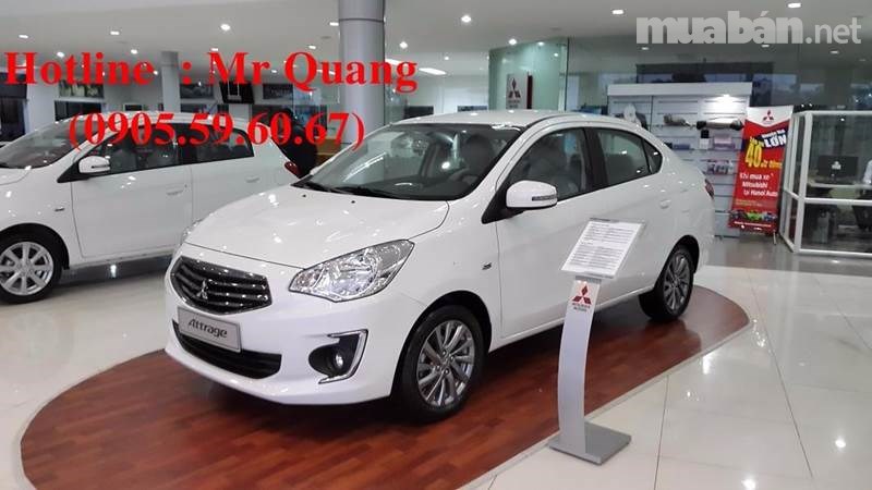 Cần bán xe Mitsubishi Attrage đời 2017, màu trắng, nhập khẩu chính hãng giá cạnh tranh-0