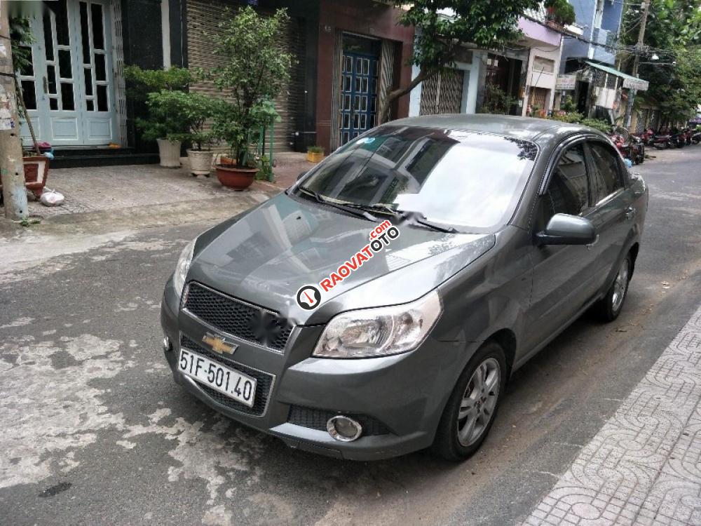 Cần bán gấp Chevrolet Aveo 1.5 LTZ năm 2014, màu xám số tự động, giá 325tr-1