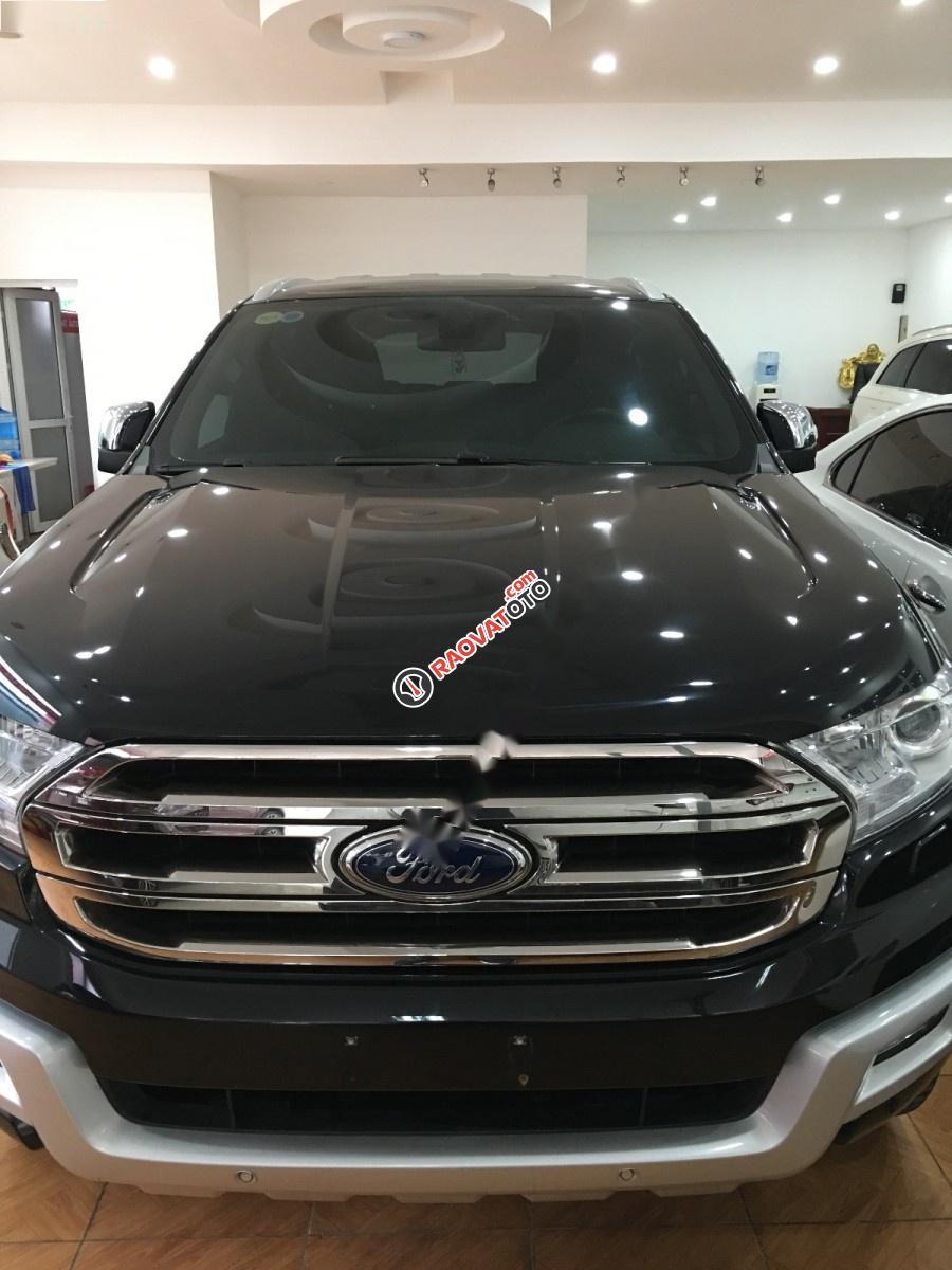 Cần bán gấp Ford Everest năm 2016, màu đen, xe nhập-0