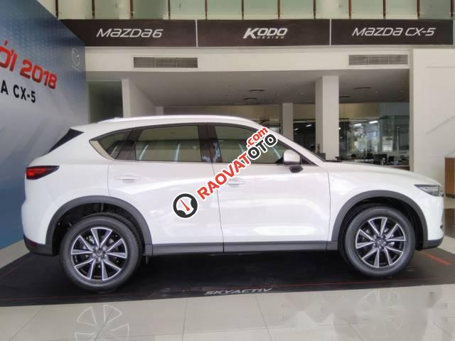 Cần bán Mazda CX 5 đời 2017, màu trắng, giá chỉ 860 triệu-0