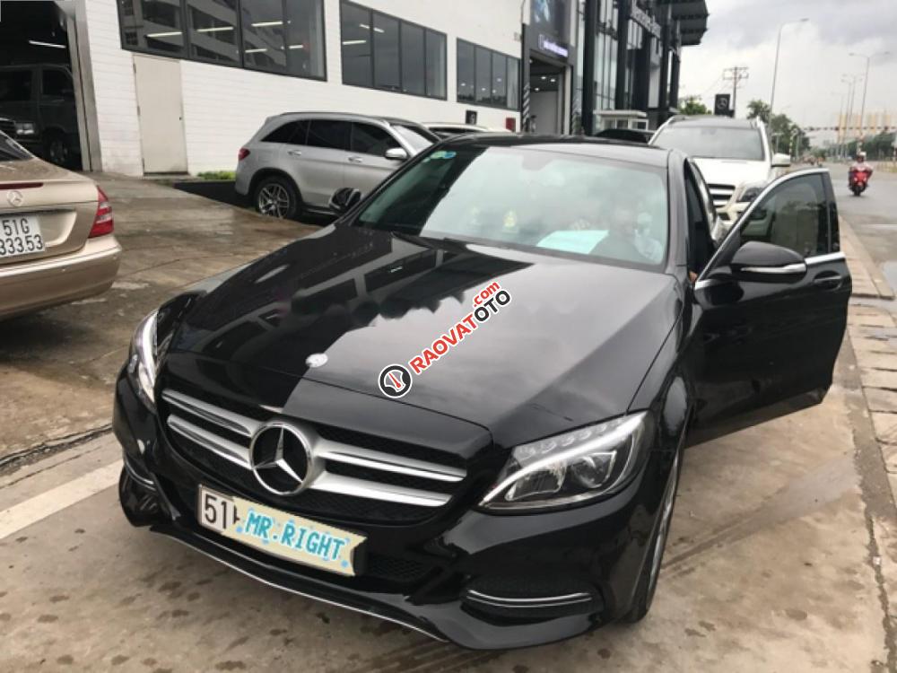 Bán ô tô Mercedes C200 đời 2015, màu đen-0