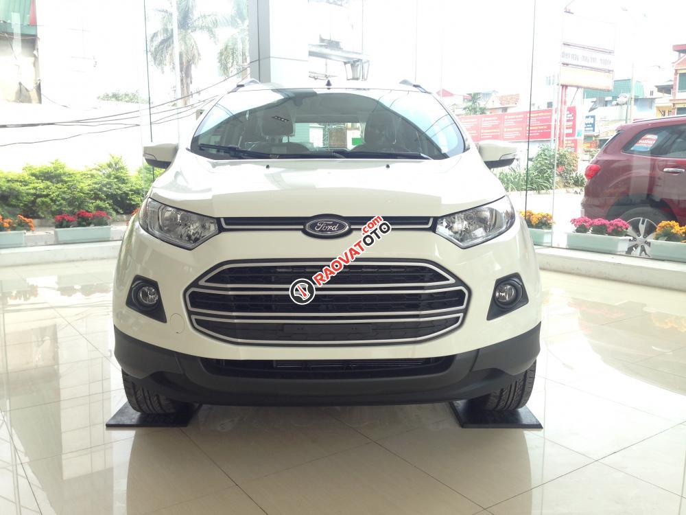 Bán Ford EcoSport 1.5L MT Trend 2017, màu trắng, giá bán thương lượng-0