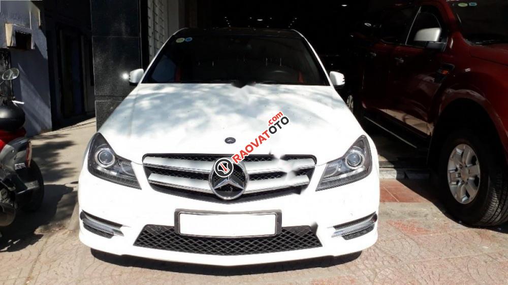 Bán ô tô Mercedes C300 AMG đời 2013, màu trắng số tự động-0