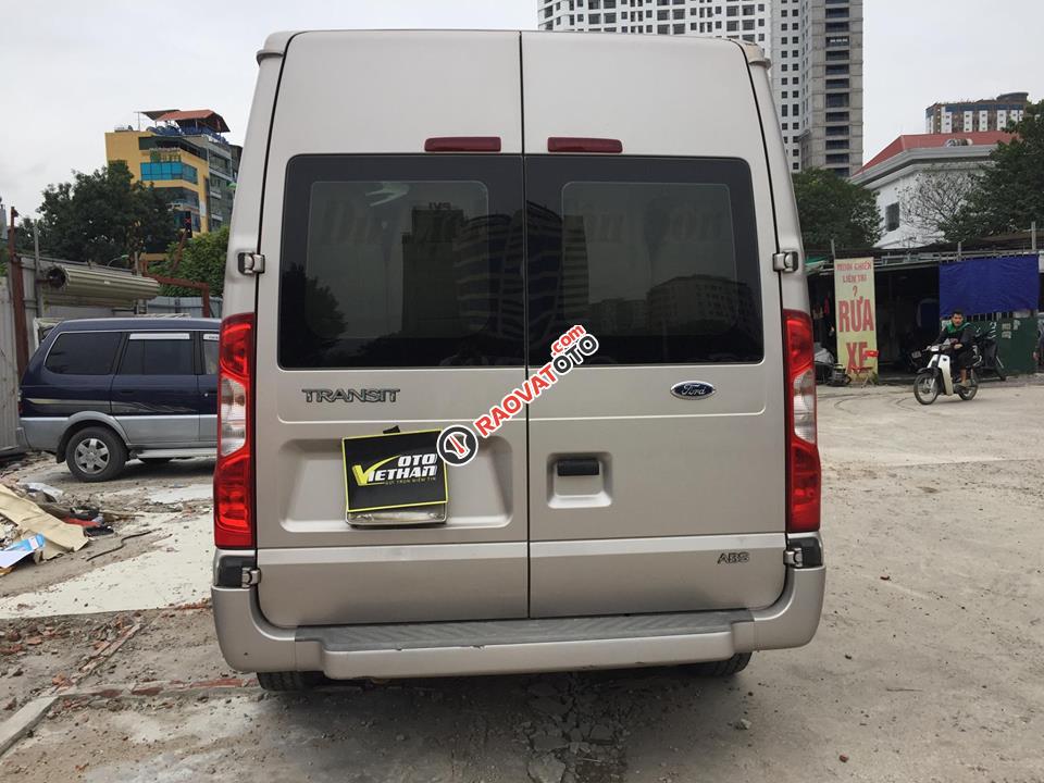 Bán Ford Transit Luxury đời 2014, màu bạc, giá tốt-4