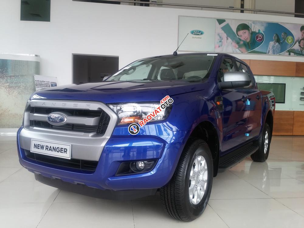 Đại lý Ford Mỹ Đình Bán Ford Ranger XLS 2017, màu xanh lam, nhập khẩu nguyên chiếc, 649tr-1