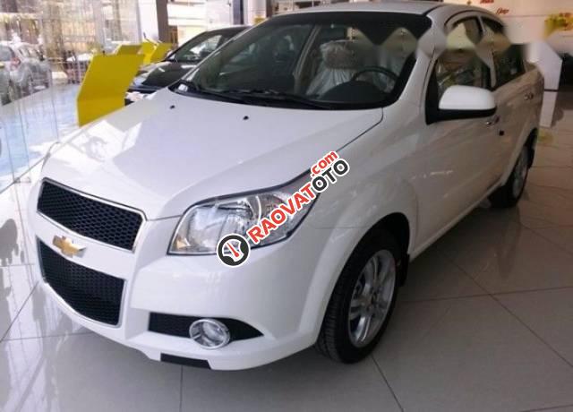 Bán Chevrolet Aveo LT đời 2017, màu trắng, giá 459tr-2