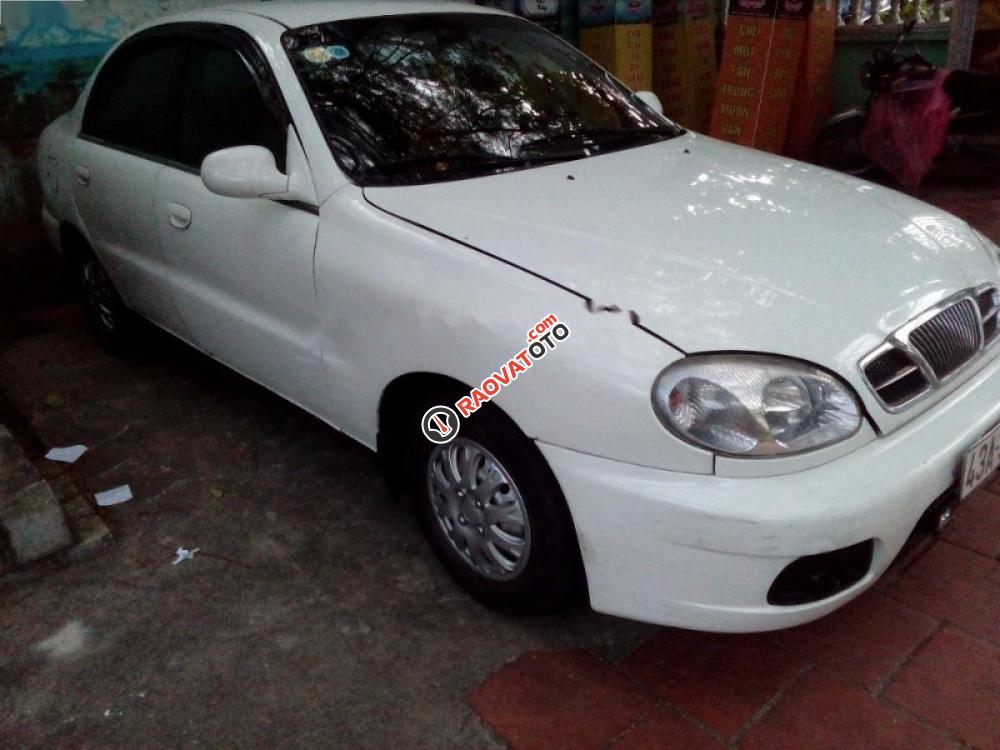 Bán Daewoo Lanos SX đời 2000, màu trắng, giá chỉ 110 triệu-2