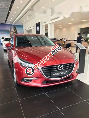 Cần bán Mazda 3 Facefilt đời 2017, màu đỏ-0