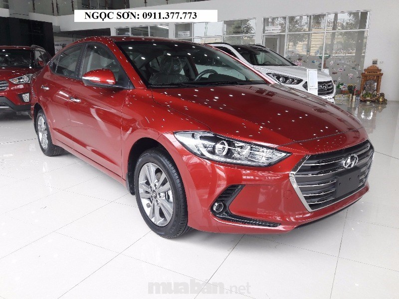 Bán xe Hyundai Elantra năm 2017, màu đỏ, nhập khẩu nguyên chiếc-0