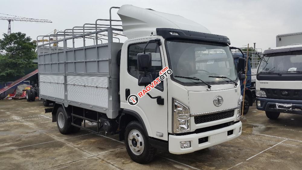 Xe tải Faw 6,25 tấn, cabin Isuzu, thùng dài 4m2. Hotline 0911105444-0