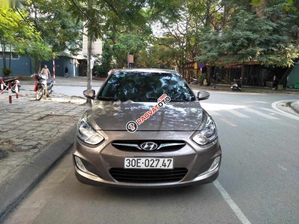 Cần bán Hyundai Accent 1.4 AT đời 2011, màu nâu, nhập khẩu -1