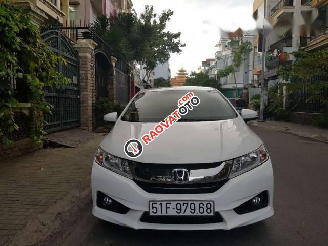 Bán xe Honda City 1.5AT đời 2016, màu trắng -0