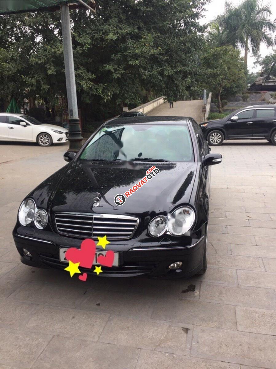 Bán ô tô Mercedes C240 đời 2004, màu đen, nhập khẩu  -4