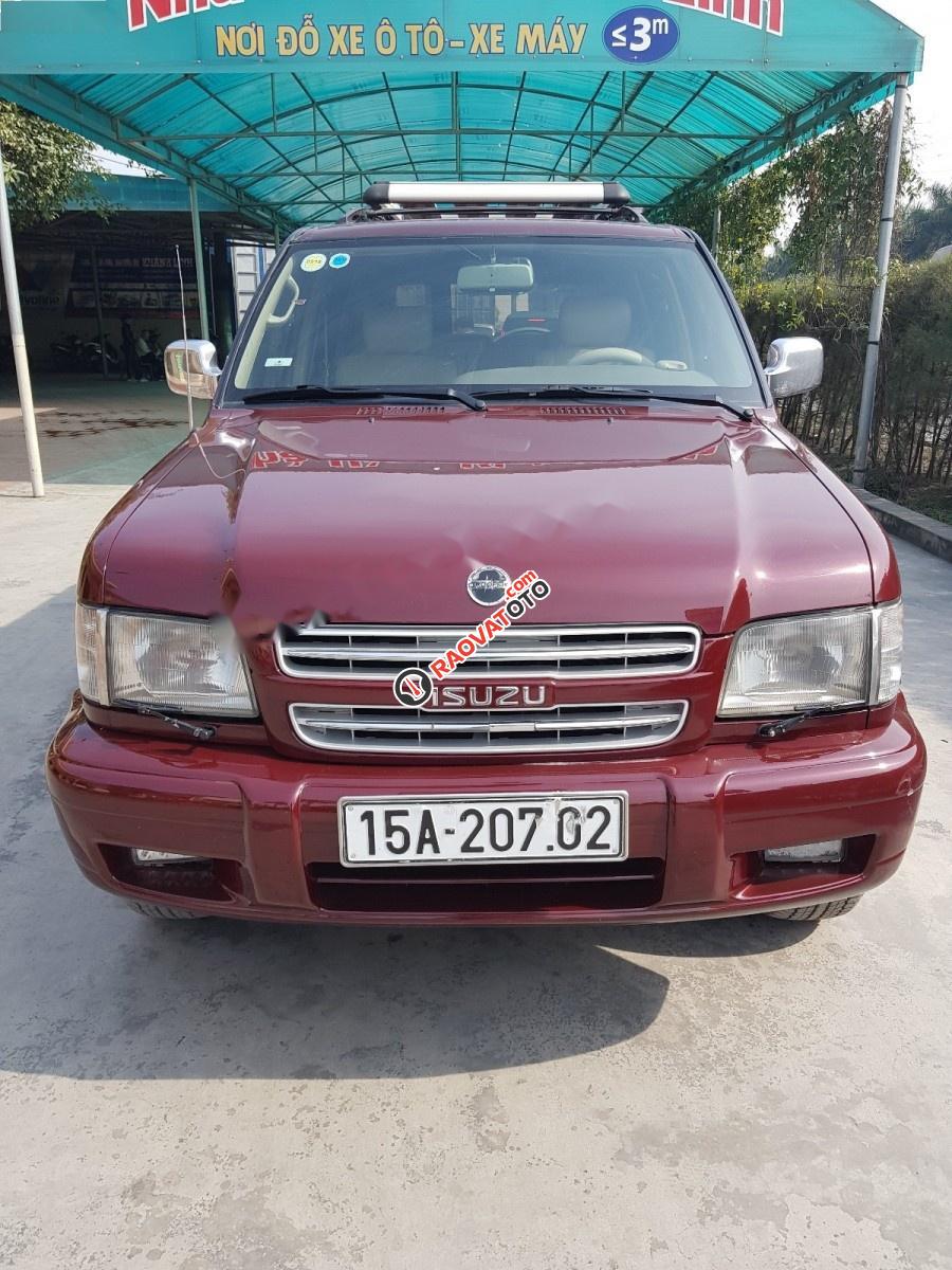 Chính chủ bán xe Isuzu Trooper Ls Fi đời 2003, màu đỏ-0