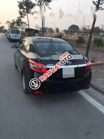 Cần bán Toyota Vios đời 2014, màu đen xe gia đình-1