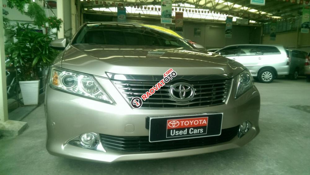 Bán Toyota Camry 2.5Q 2013, màu đen, xe đẹp, hỗ trợ vay 70% lãi suất ưu đãi-0