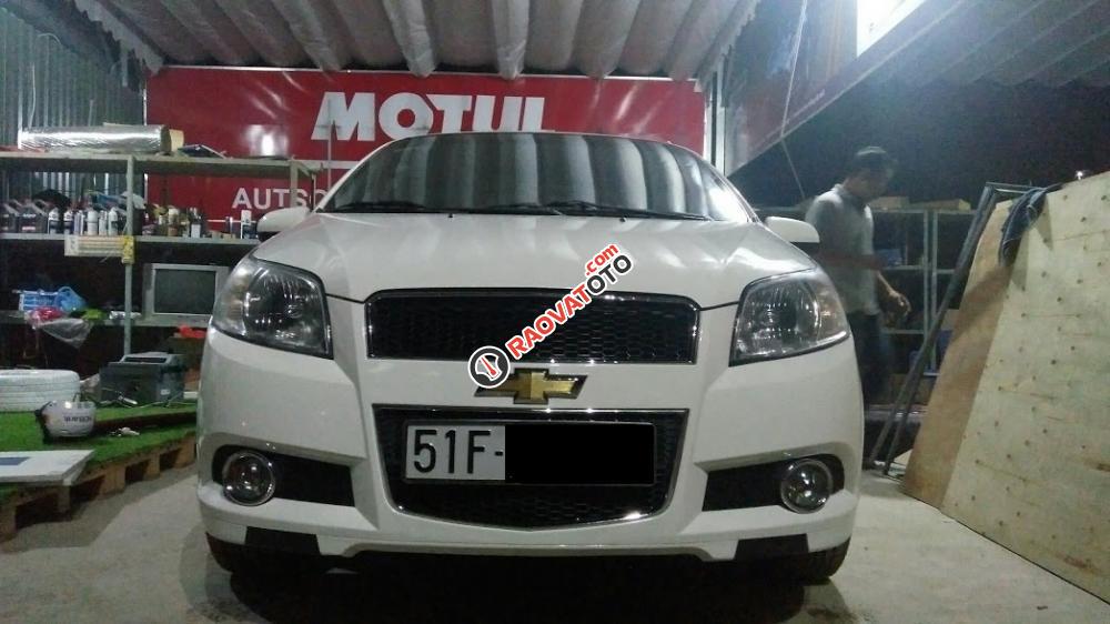 Bán ô tô Chevrolet Aveo LT 1.5 MT đời 2016, trắng, giá thương lượng-0