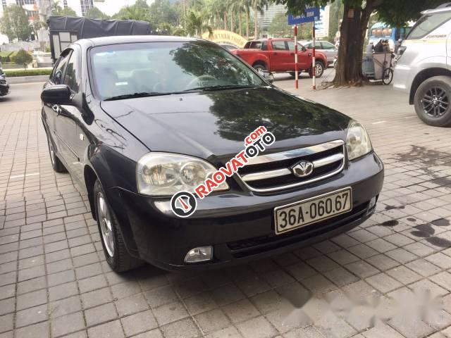 Bán ô tô Daewoo Lacetti đời 2009, màu đen-1