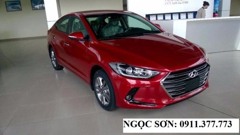 Bán xe Hyundai Elantra năm 2017, màu đỏ, nhập khẩu nguyên chiếc-6