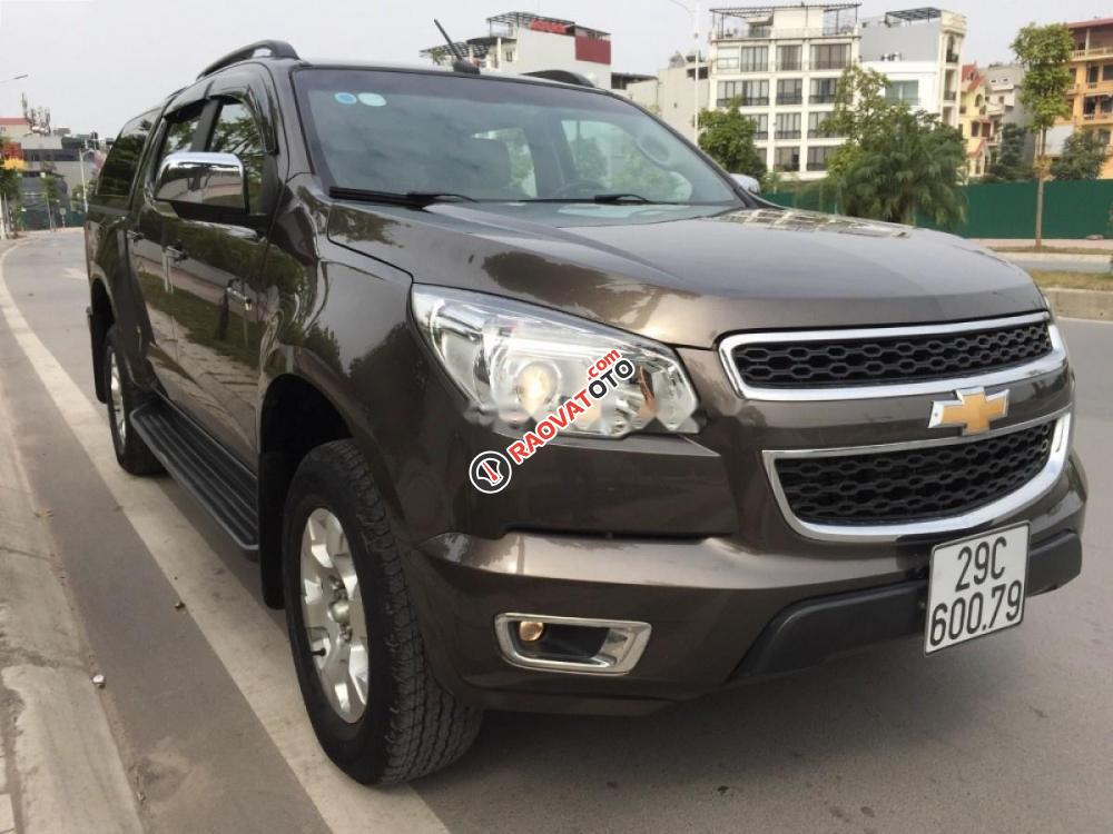 Bán Chevrolet Colorado 2.8AT đời 2015, màu nâu, nhập khẩu Thái như mới-2