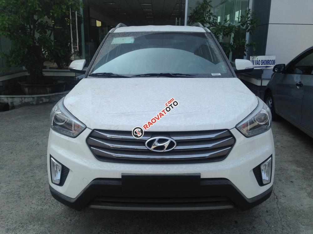 Bán Hyundai Creta đời 2017, màu trắng, xe nhập nguyên chiếc, giao xe ngay-0