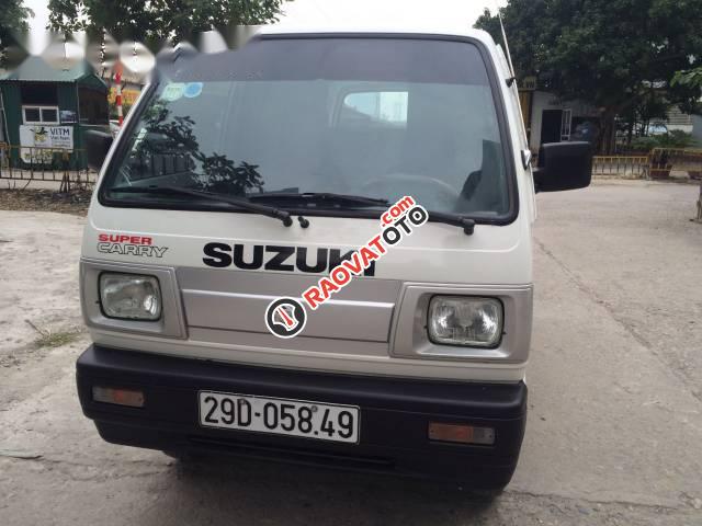 Bán xe Suzuki Super Carry Van đời 2015, màu trắng-1