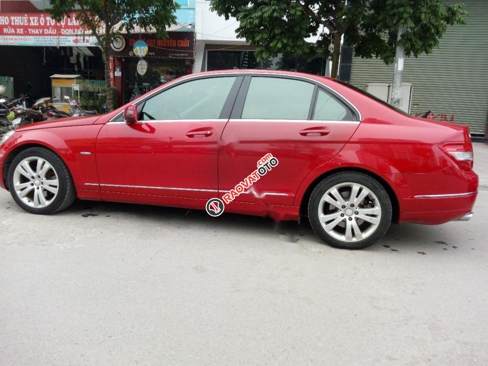 Bán ô tô Mercedes C200 CGI đời 2010, màu đỏ chính chủ, giá tốt-2