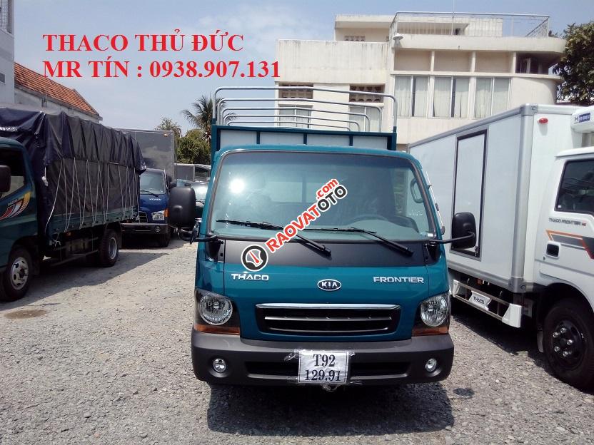 Bán xe tải Thaco Frontier 125 tải trọng 1 tấn 25, thùng mui bạt bửng, chạy thành phố được-0