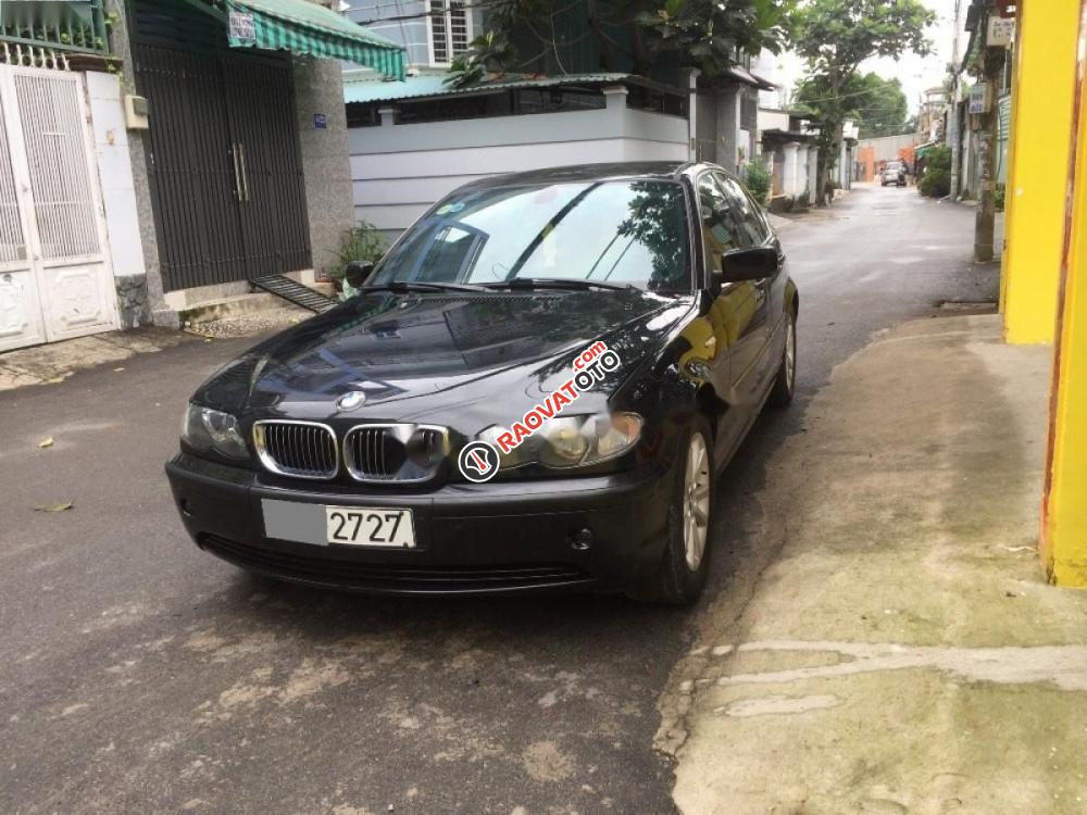 Bán BMW 3 Series 318i sản xuất 2005, màu đen, nhập khẩu chính chủ-0