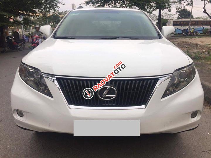 Bán xe Lexus RX350 2009 màu trắng, nội thất kem nhập khẩu nguyên chiếc-2